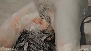 사바나 본드 옛날 포르노 피해는 동안 빌어 먹을 수 있습니다.